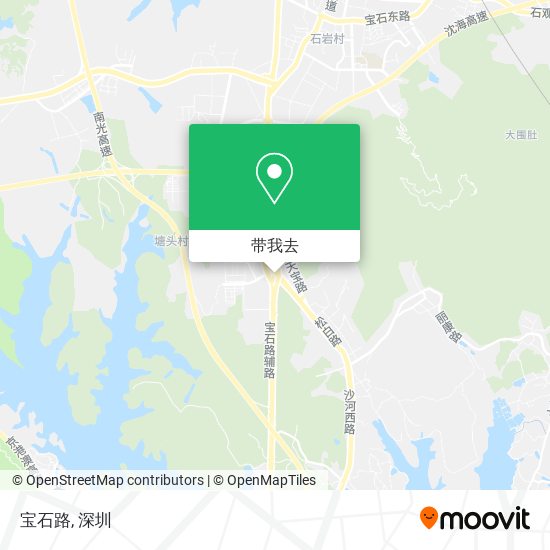 宝石路地图