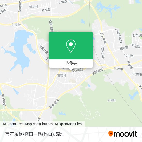 宝石东路/官田一路(路口)地图