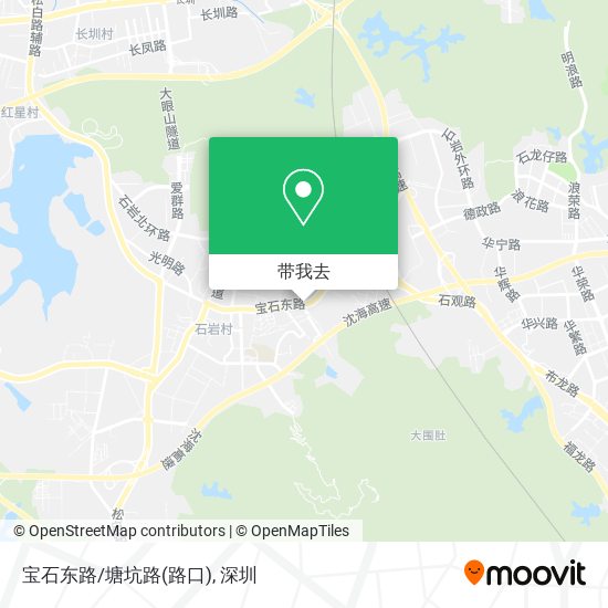 宝石东路/塘坑路(路口)地图