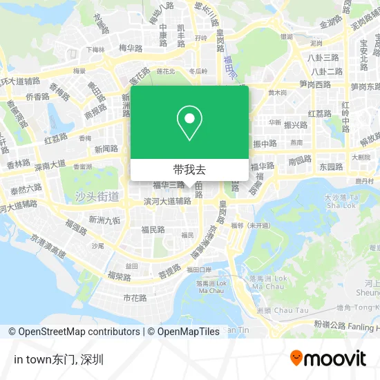 in town东门地图