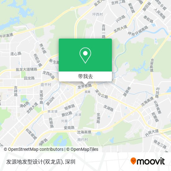 发源地发型设计(双龙店)地图