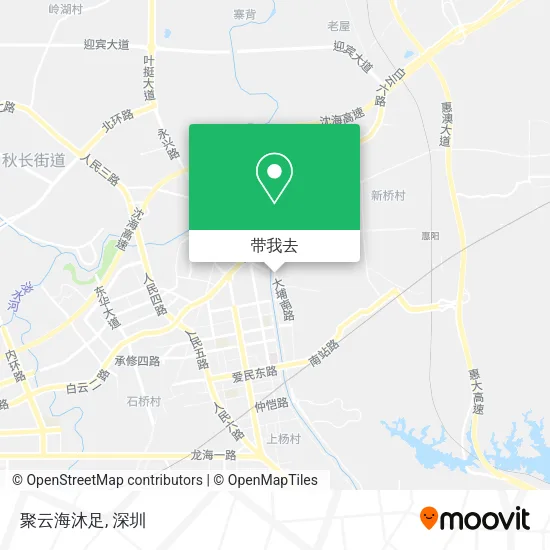 聚云海沐足地图