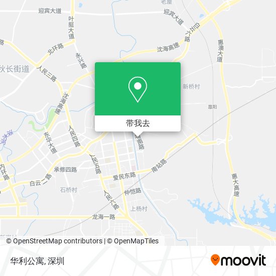 华利公寓地图