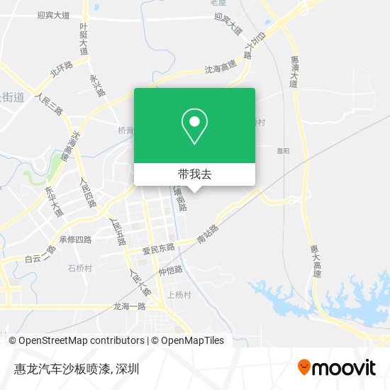 惠龙汽车沙板喷漆地图