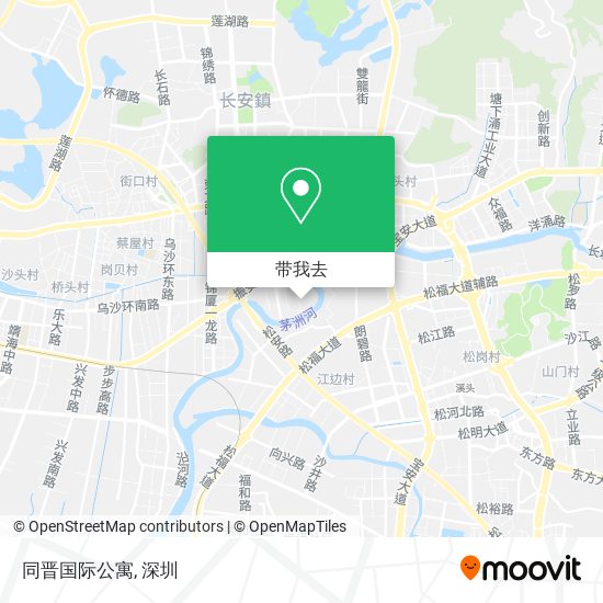 同晋国际公寓地图