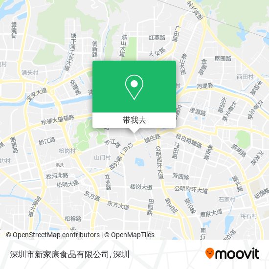 深圳市新家康食品有限公司地图