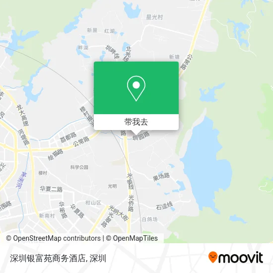 深圳银富苑商务酒店地图