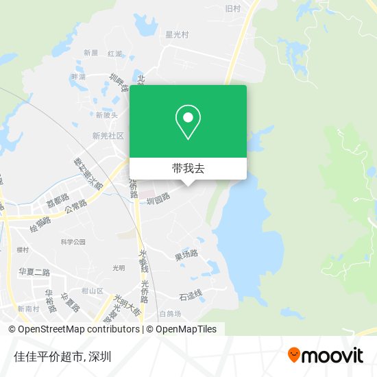 佳佳平价超市地图
