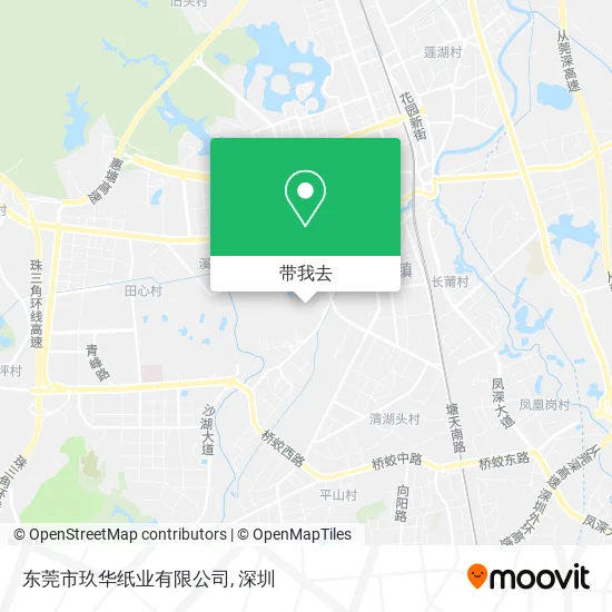 东莞市玖华纸业有限公司地图