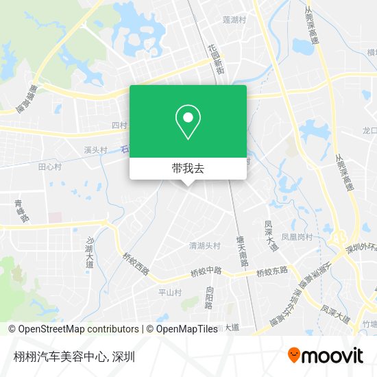 栩栩汽车美容中心地图