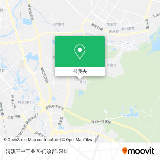 清溪三中工业区-门诊部地图