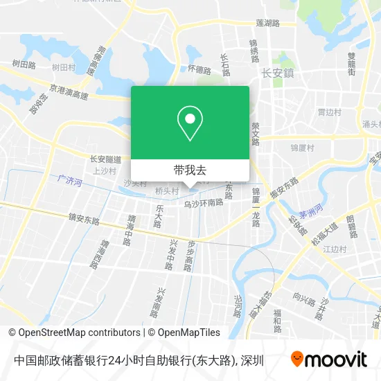 中国邮政储蓄银行24小时自助银行(东大路)地图