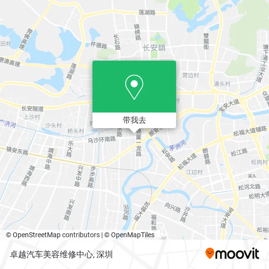 卓越汽车美容维修中心地图