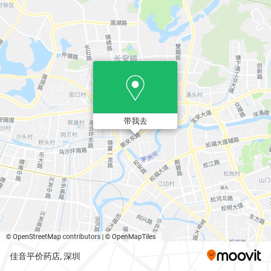 佳音平价药店地图