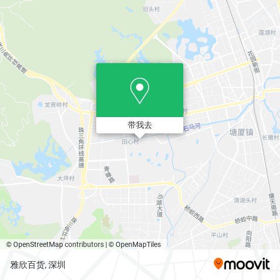 雅欣百货地图