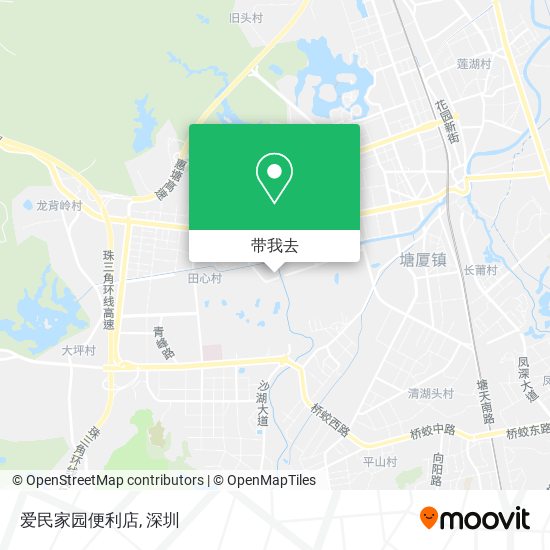 爱民家园便利店地图