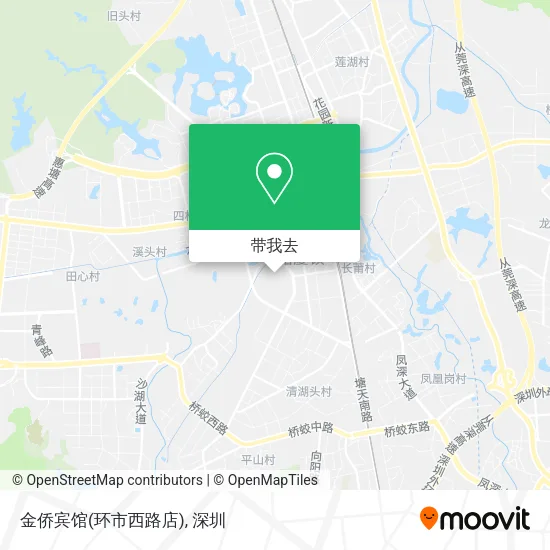 金侨宾馆(环市西路店)地图