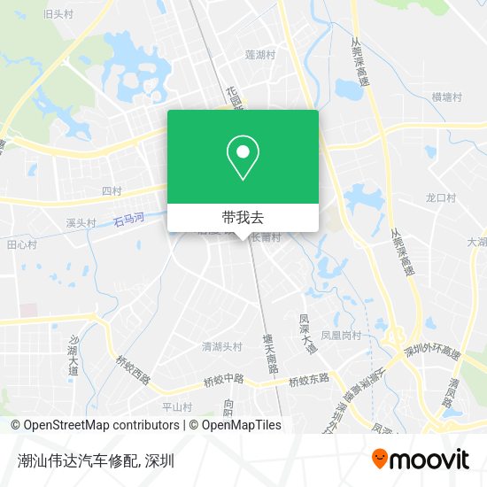 潮汕伟达汽车修配地图