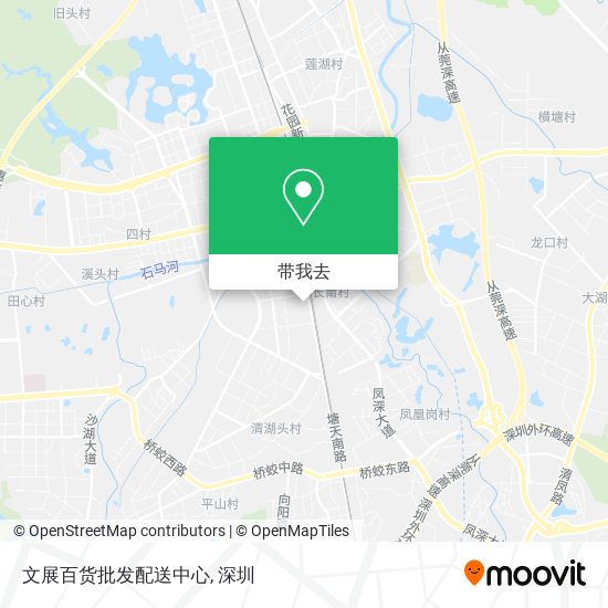 文展百货批发配送中心地图