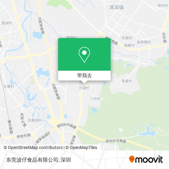 东莞波仔食品有限公司地图