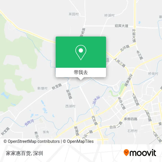家家惠百货地图
