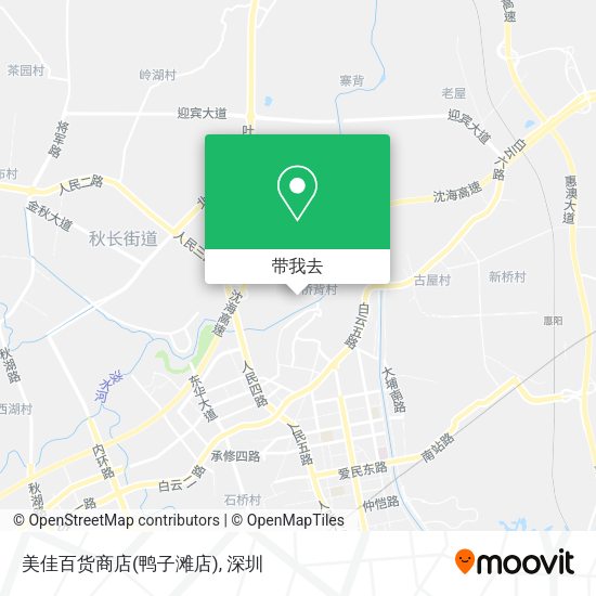 美佳百货商店(鸭子滩店)地图