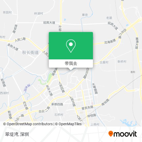 翠堤湾地图