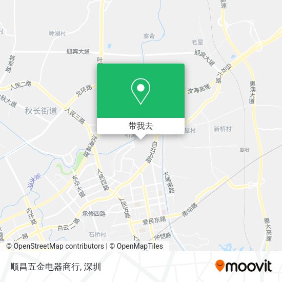 顺昌五金电器商行地图