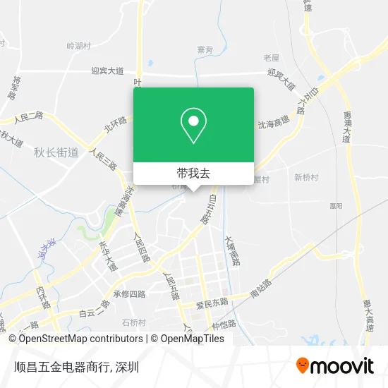 顺昌五金电器商行地图