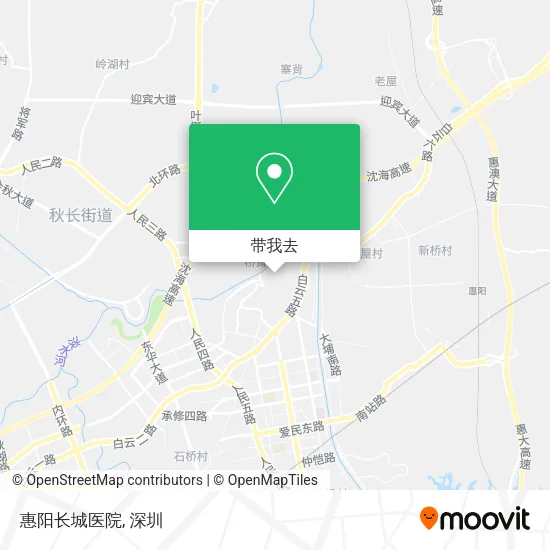 惠阳长城医院地图
