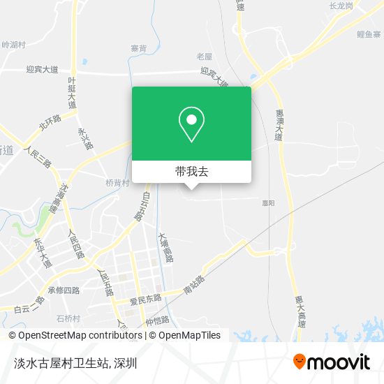 淡水古屋村卫生站地图