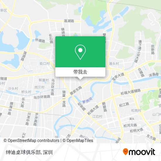 绅迪桌球俱乐部地图
