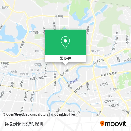 得发副食批发部地图