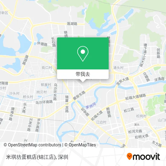 米琪坊蛋糕店(锦江店)地图