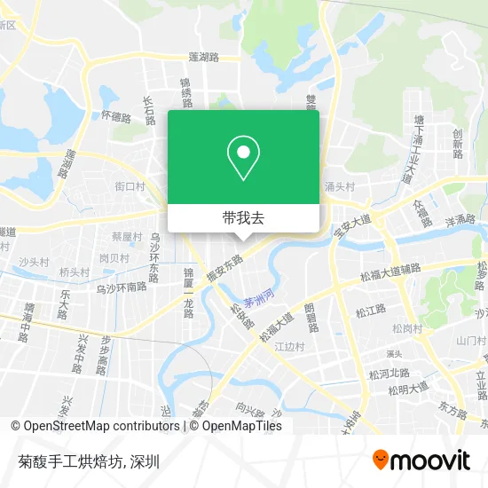 菊馥手工烘焙坊地图