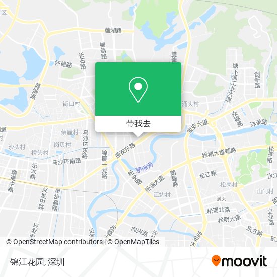 锦江花园地图