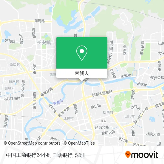 中国工商银行24小时自助银行地图