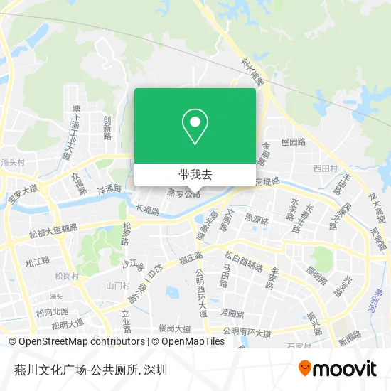 燕川文化广场-公共厕所地图