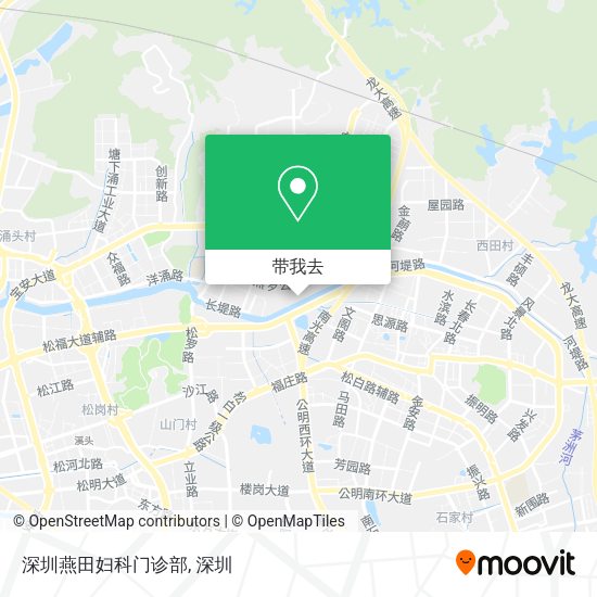 深圳燕田妇科门诊部地图