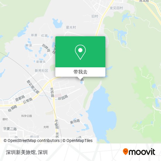 深圳新美旅馆地图