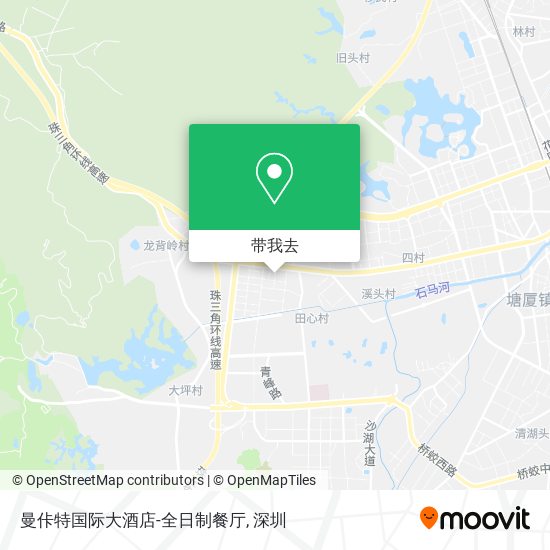 曼佧特国际大酒店-全日制餐厅地图