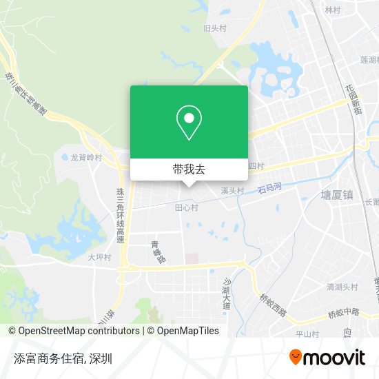 添富商务住宿地图