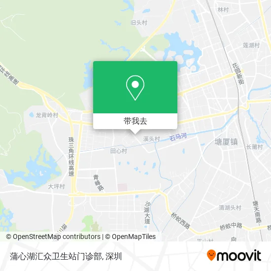 蒲心湖汇众卫生站门诊部地图