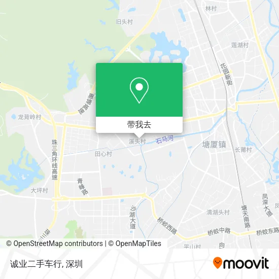 诚业二手车行地图