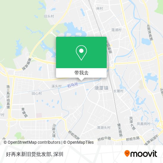 好再来新旧货批发部地图