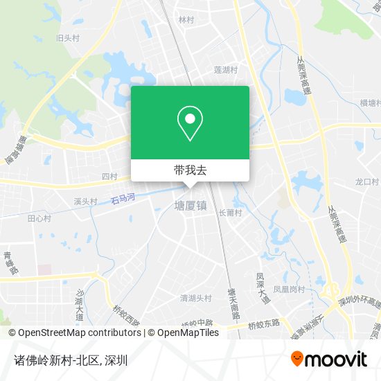 诸佛岭新村-北区地图
