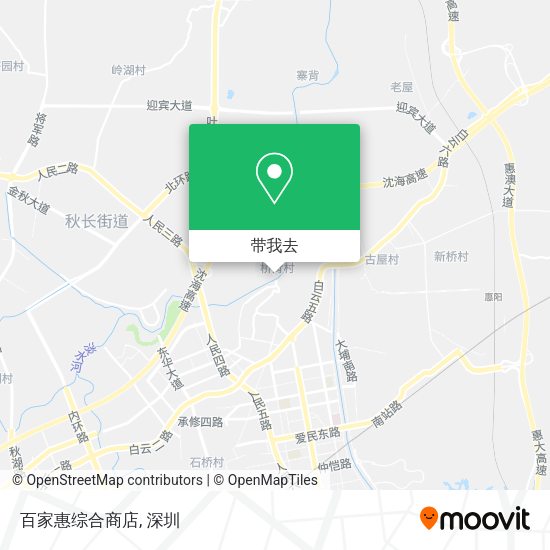 百家惠综合商店地图