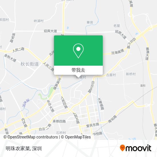 明珠农家菜地图
