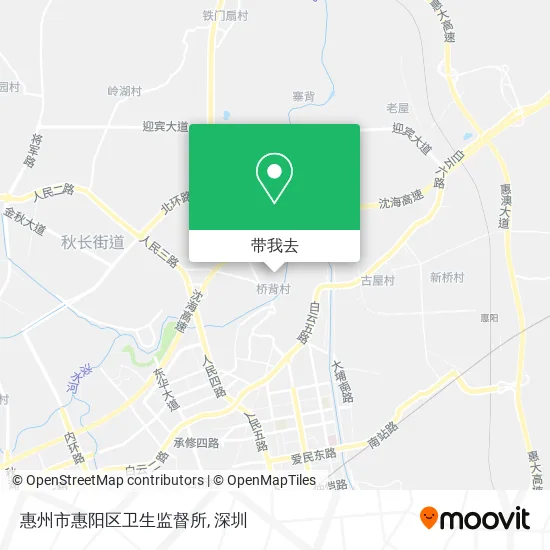 惠州市惠阳区卫生监督所地图
