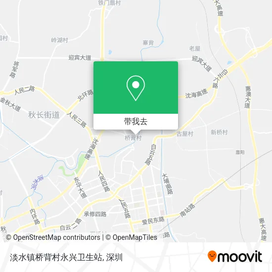 淡水镇桥背村永兴卫生站地图